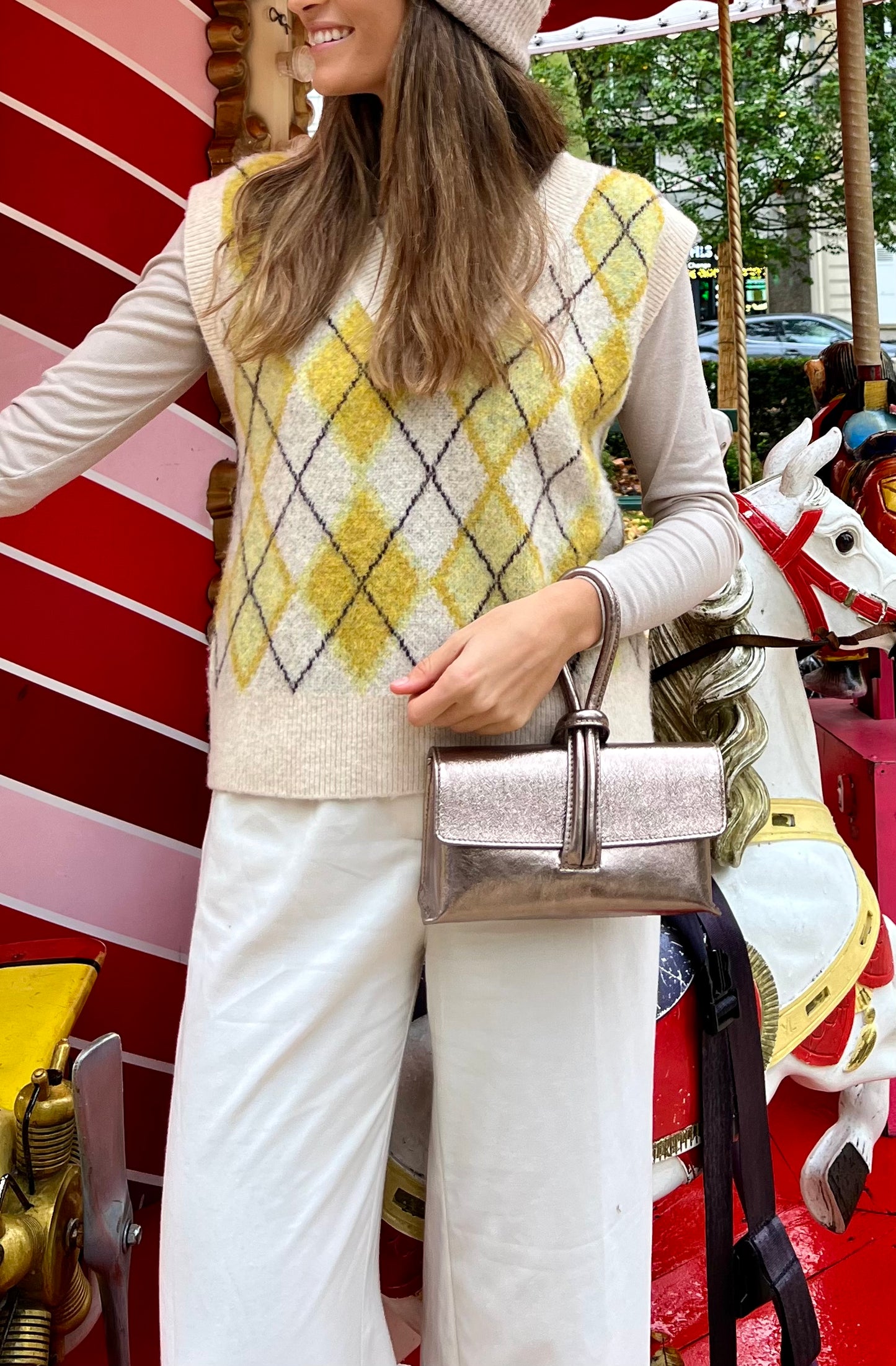 Bronze Shiny Bag
