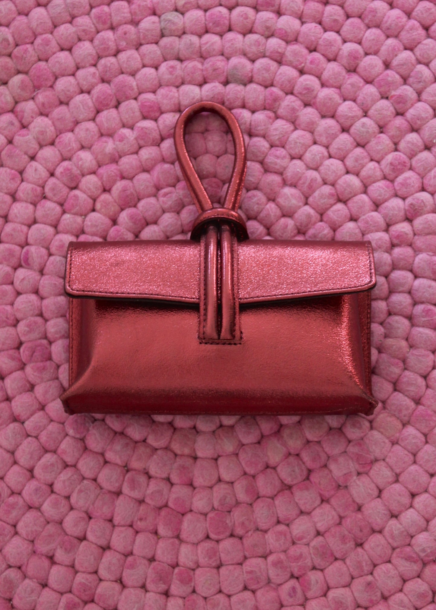 Burgundy Shiny Bag