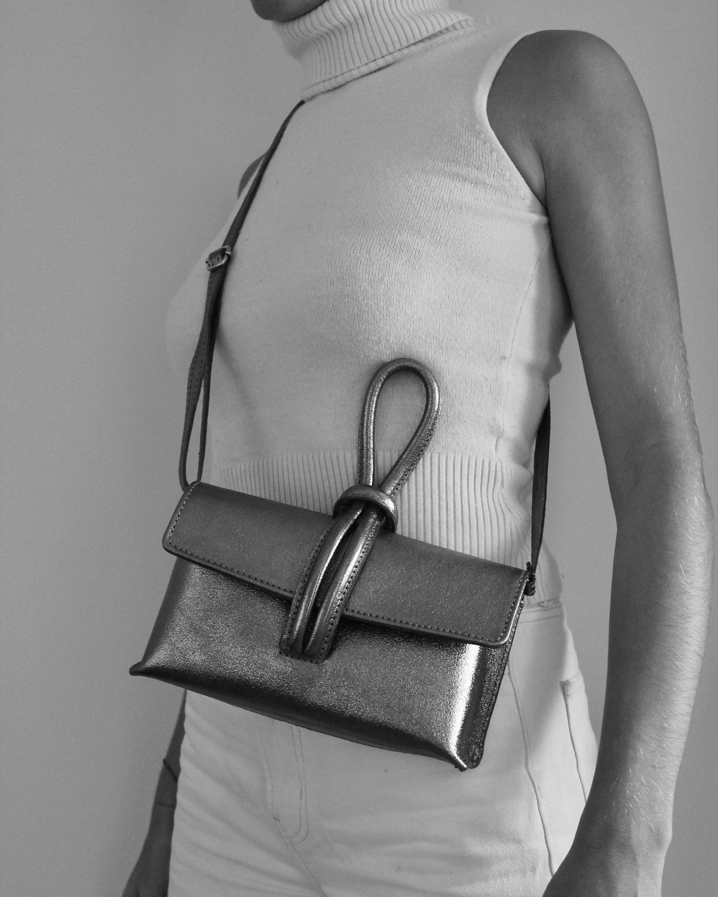 Bolso Negro Brillante