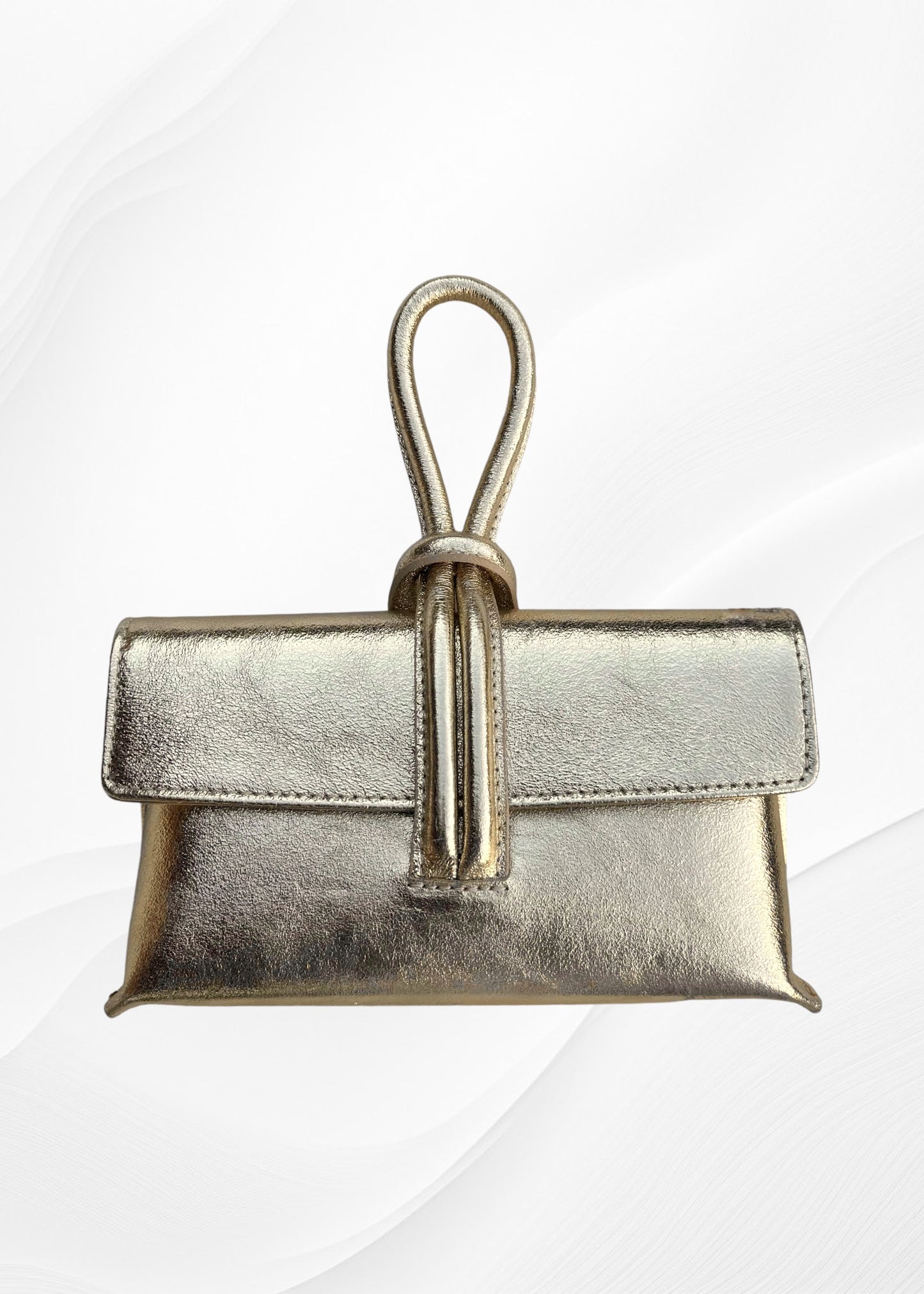 Bolso Dorado Brillante