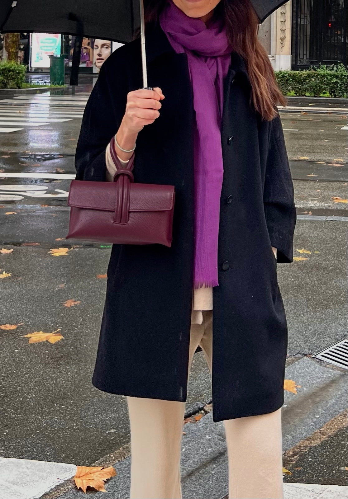 Burgundy Matte Bag