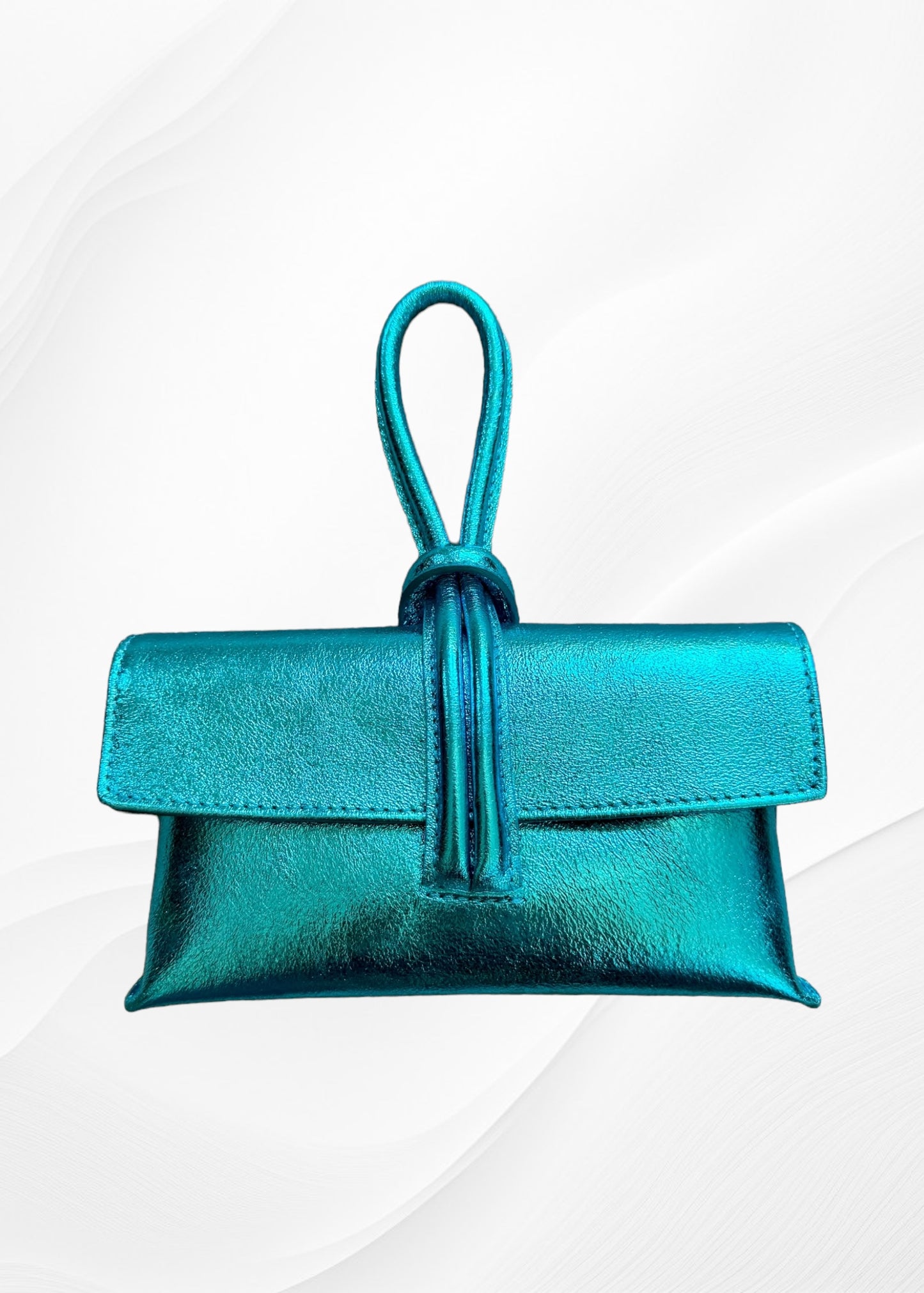 Bolso Turquesa Brillante