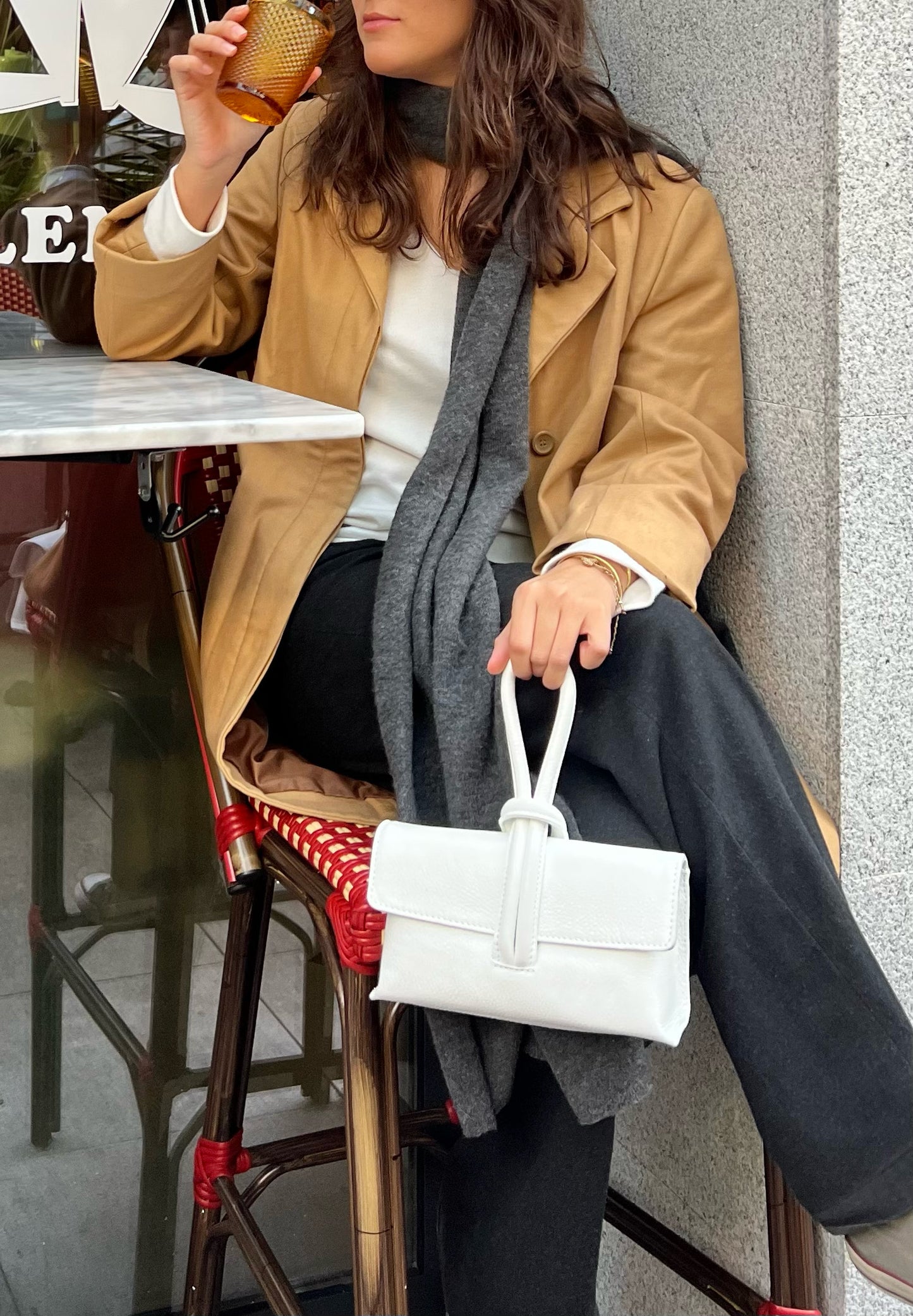 Bolso Blanco Mate