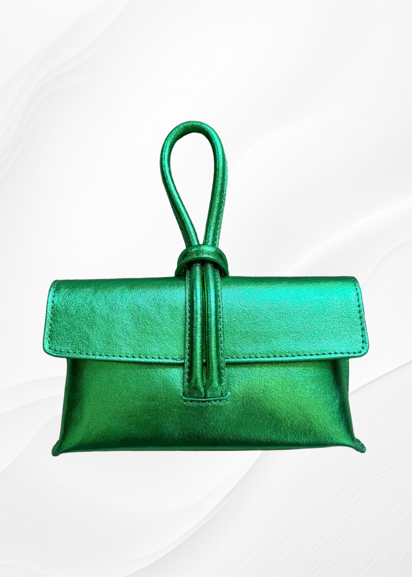 Bolso Verde Eléctrico Brillante