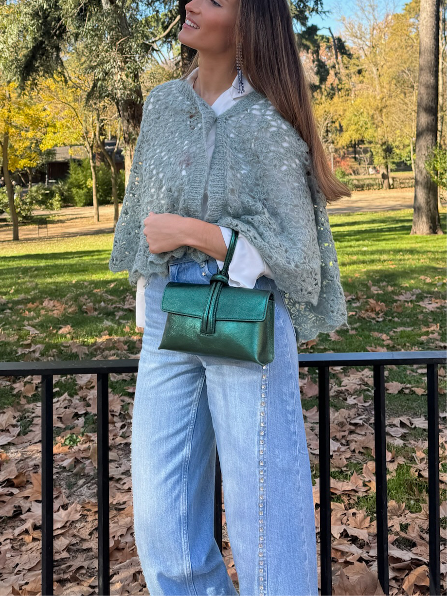 Bolso Verde Brillante