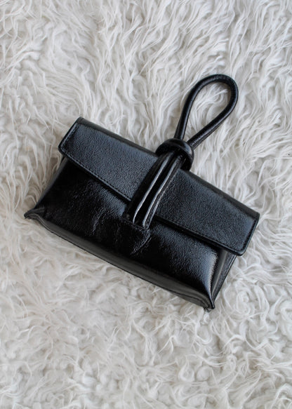 Black Shiny Bag